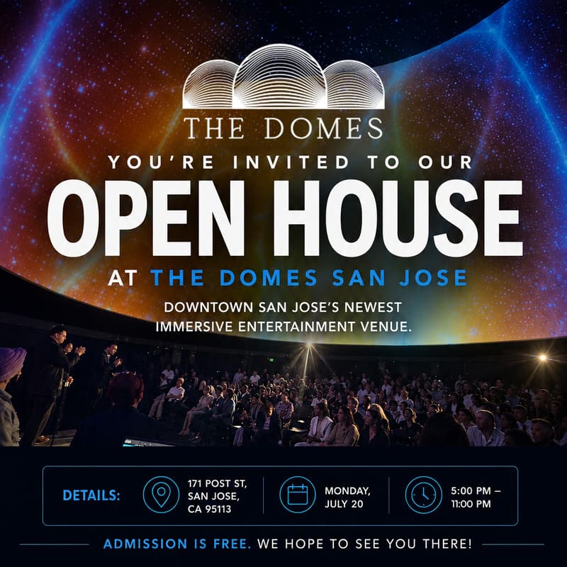 Cover Image for The Domes San Jose Open House