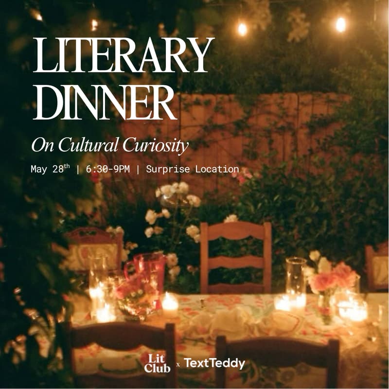 Cover Image for Literary Dinner on Cultural Curiosity