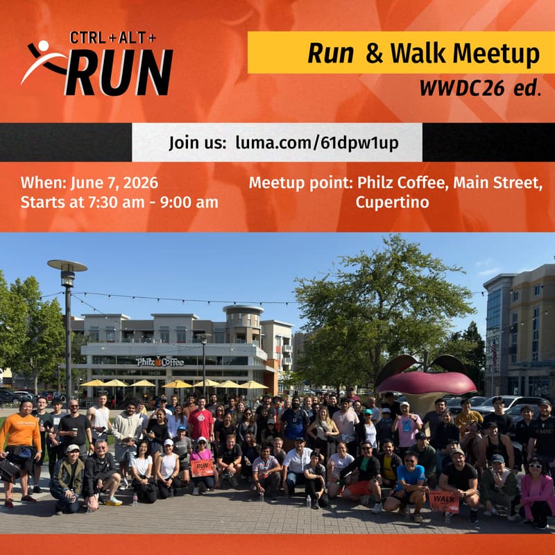 Cover Image for Run & Walk with Ctrl+Alt+Run - WWDC 2026 Edition