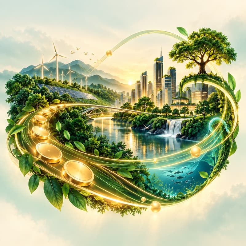 Cover Image for Nachhaltigkeit finanzieren: Treiber des Wandels oder grüner Schein? Kann Geld die Welt verändern? Nachhaltigkeit zwischen Rendite und Verant