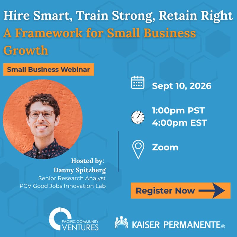 Cover Image for Hire Smart, Train Strong, Retain Right: A Framework for Small Business Growth