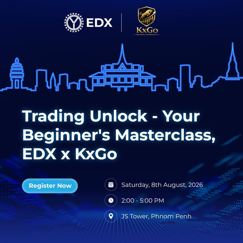 Cover Image for 📢 Trading Unlocked: Your Beginner’s Masterclass — EDX × KxGo