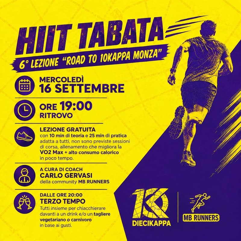 Cover Image for 6° LEZIONE: HIIT TABATA
