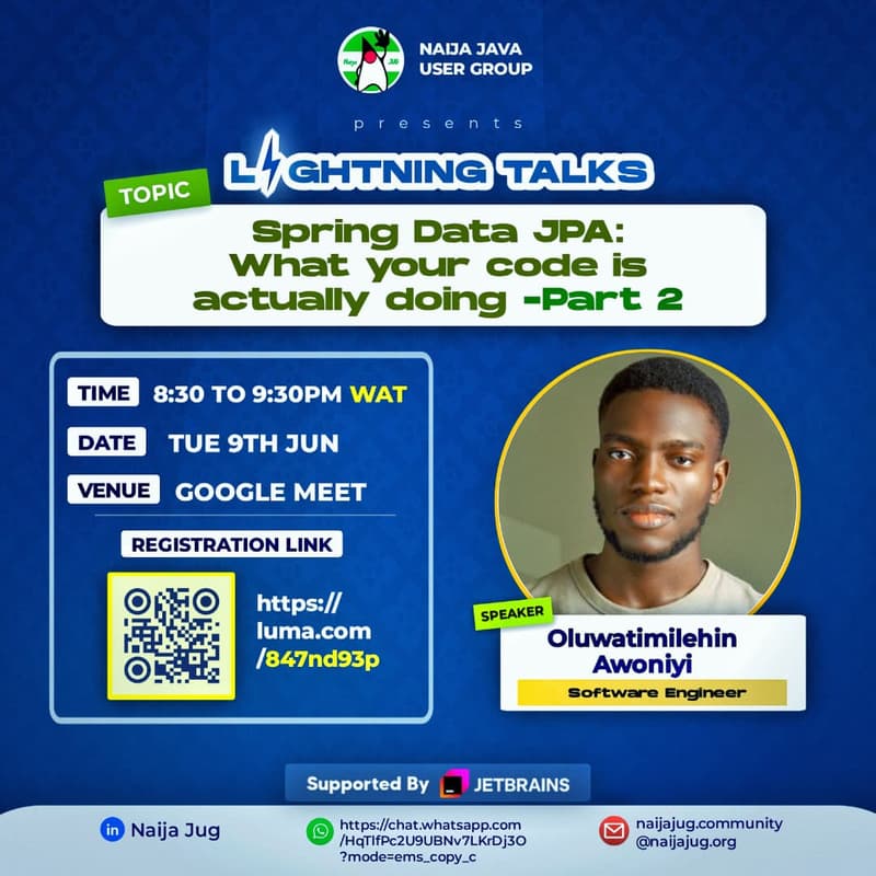 Cover Image for Spring Data JPA: What Your Code Is Actually Doing Part 2 with Oluwatimilehin Awoniyi