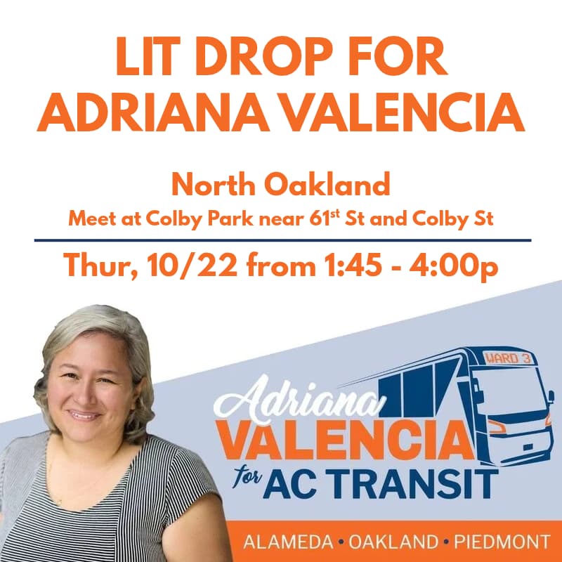 Cover Image for Lit Drop for Adriana Valencia and Yes on RTM!