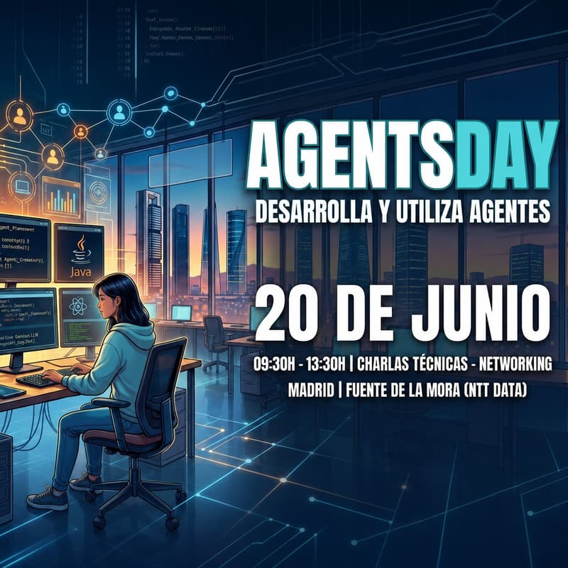 Cover Image for AgentsDay. Desarrolla y utiliza agentes