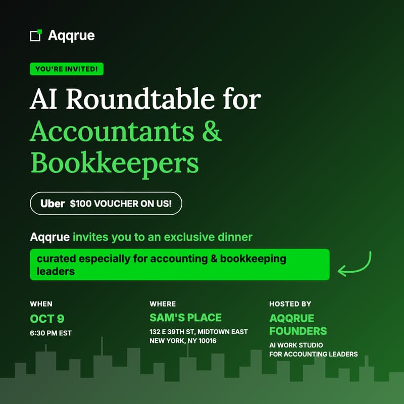 Cover Image for Dinner with NY Accountants & Bookkeepers: What’s working with AI?