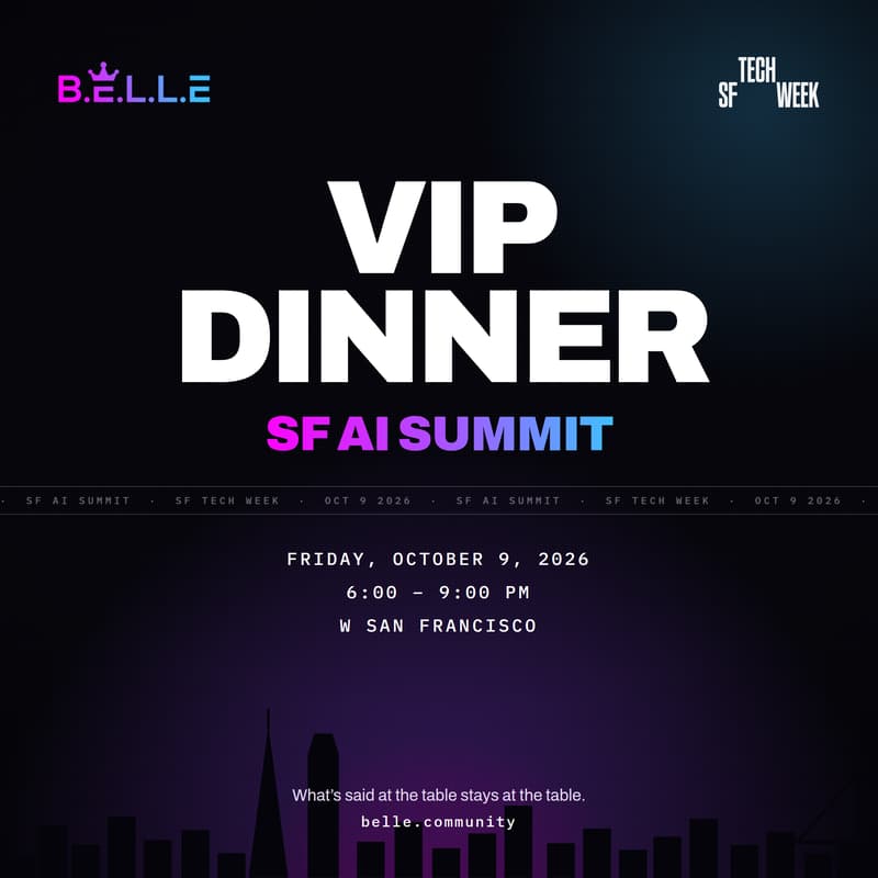 Cover Image for SF AI Summit VIP Dinner #SF Tech Week