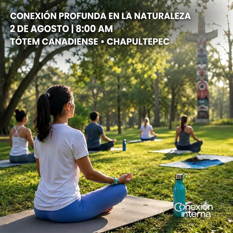 Cover Image for Conexión Profunda en la Naturaleza: Un espacio de Yoga y Conexión Contigo Mismo