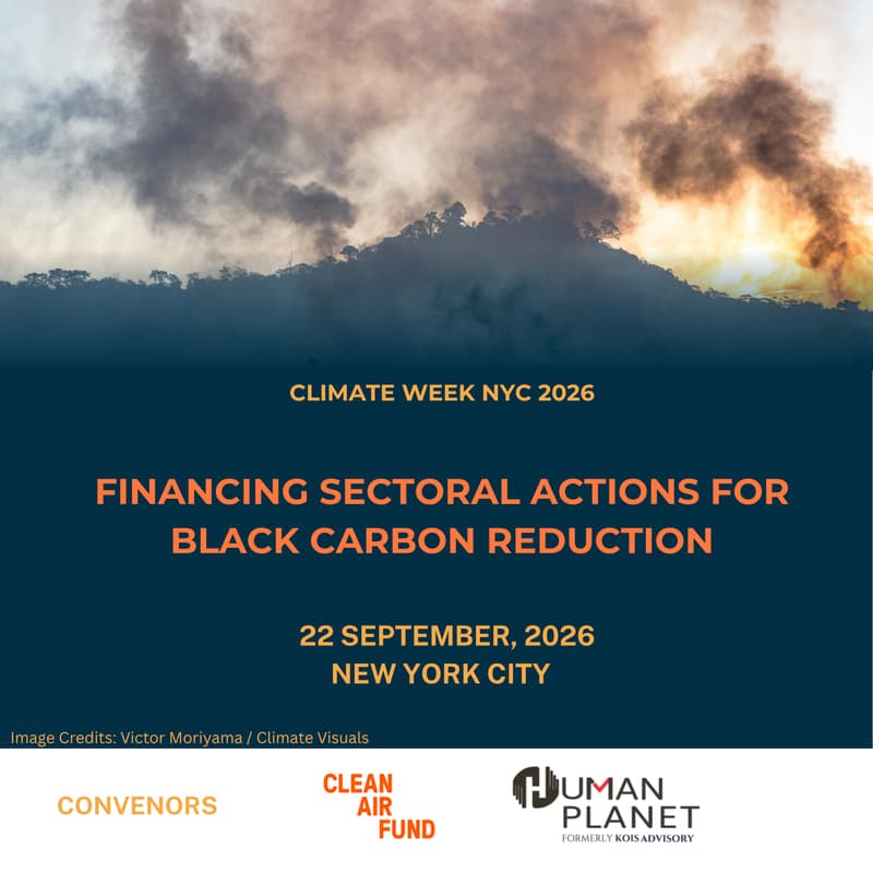 Cover Image for CLEAN AIR FUND | CONVENING ON FINANCING SECTORAL ACTIONS FOR BLACK CARBON REDUCTION