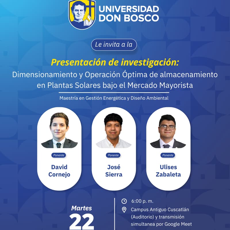 Cover Image for Dimensionamiento y Operación Óptima de almacenamiento en Plantas Solares bajo el Mercado Mayorista