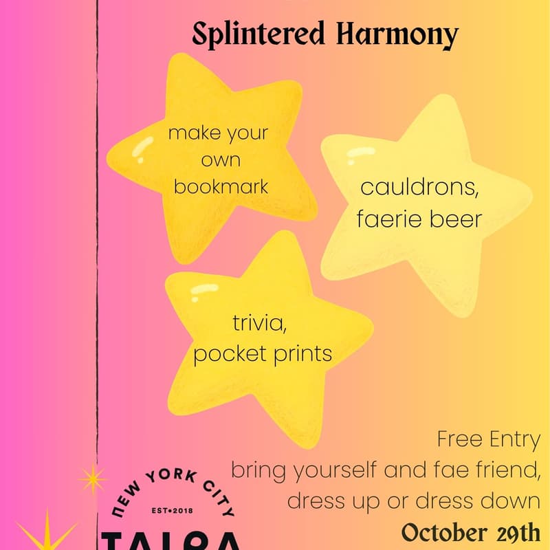 Cover Image for ACOTAR Release Party: A Court of Splintered Harmony @ TALEA