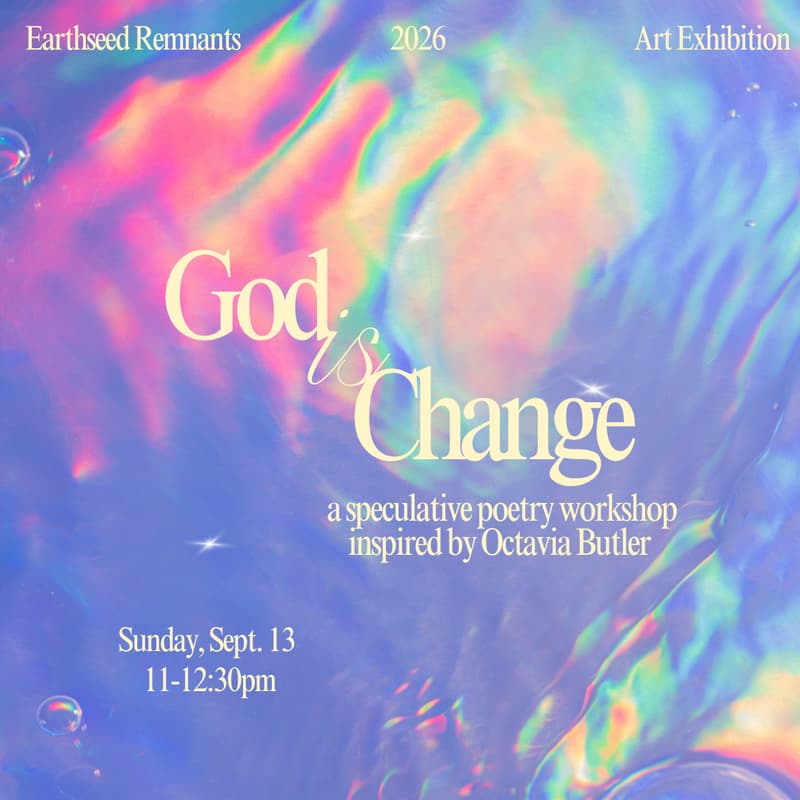 Cover Image for God is Change: Poetry Workshop