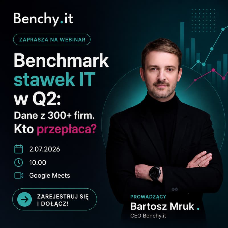 Cover Image for Benchmark stawek IT w Q2: Dane z 300+ firm. Kto przepłaca?