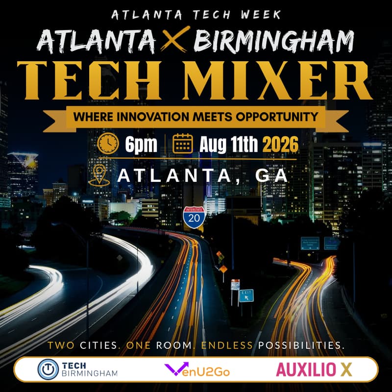 Cover Image for Atlanta x Birmingham Tech Mixer | Atlanta Tech Week