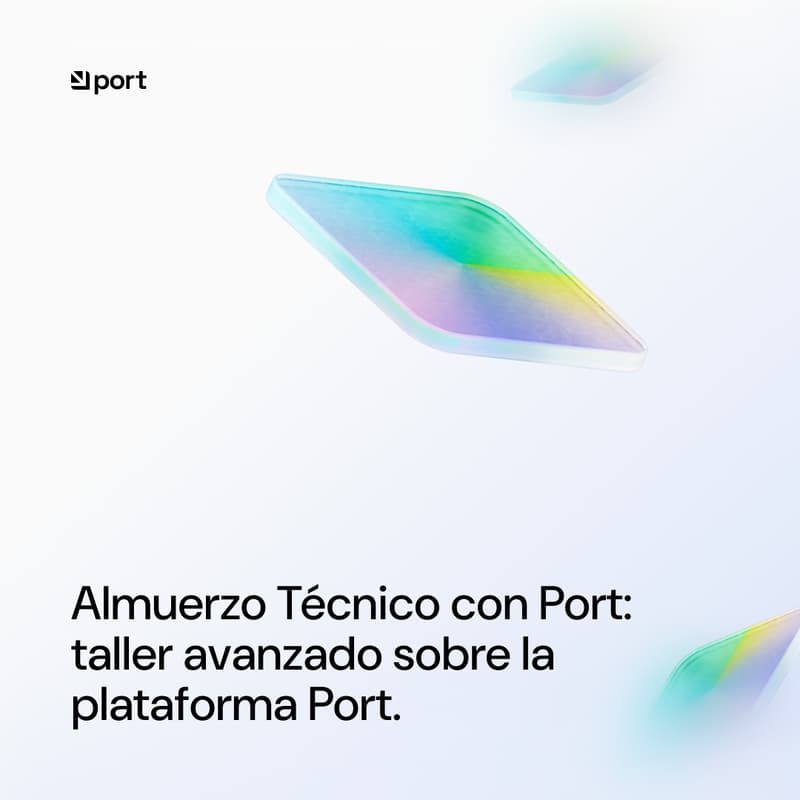 Cover Image for Almuerzo Técnico con Port: taller avanzado sobre Agentic SDLC Platform