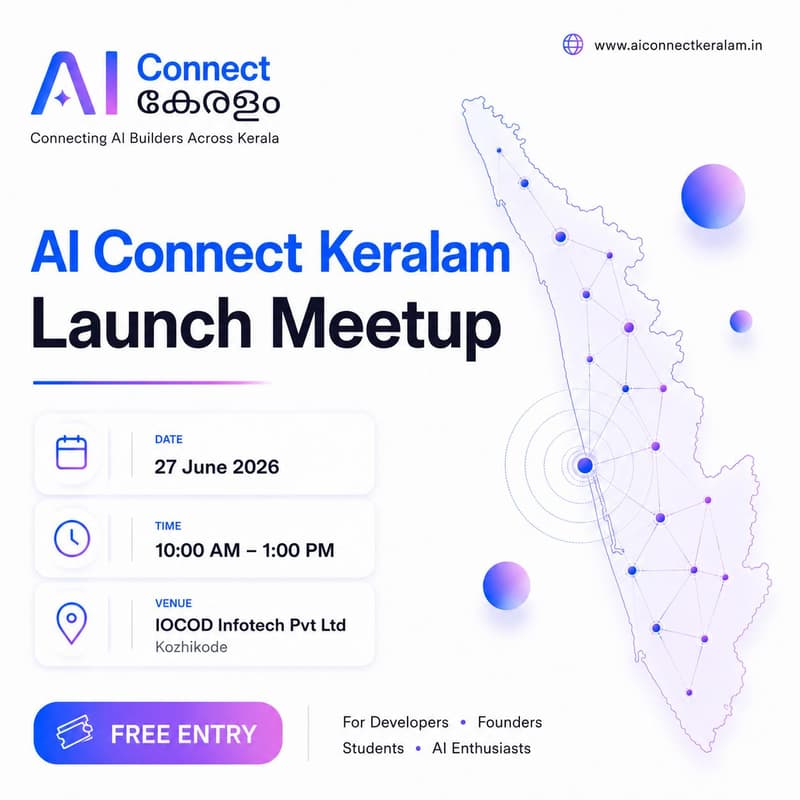 Cover Image for AI Connect Kerala — Launch Meetup