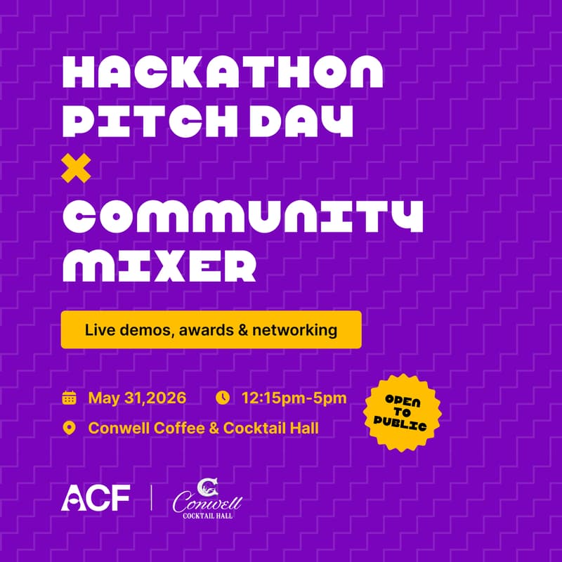 Cover Image for 2026 Social Impact Hackathon Pitch Day | 🚀 Live Demos + Community Voting + Networking | NYC May 31