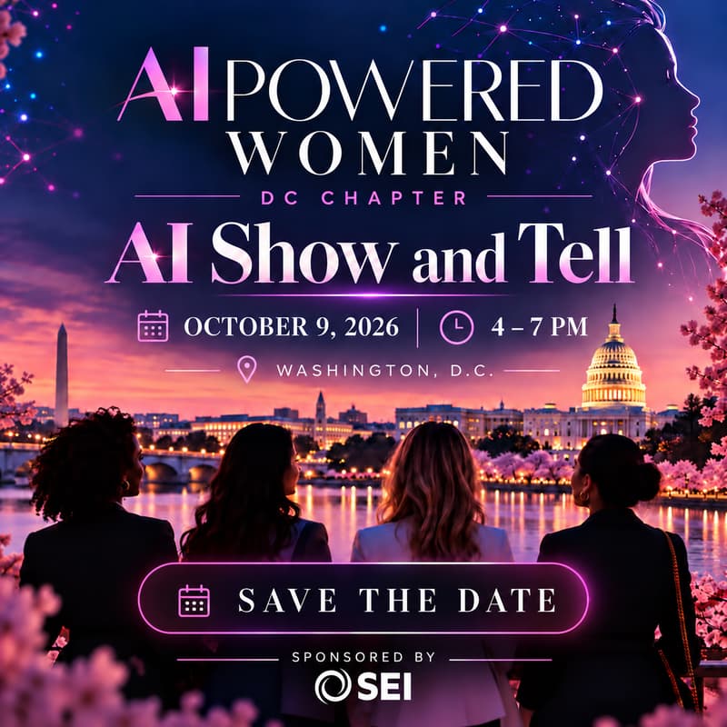 Cover Image for AI-Powered Women DC- AI Show & Tell