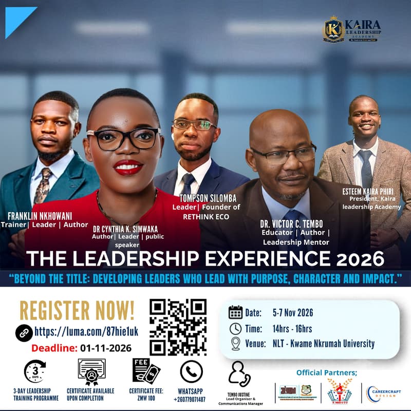 Cover Image for THE LEADERSHIP EXPERIENCE 2026_Kwame Nkrumah University
