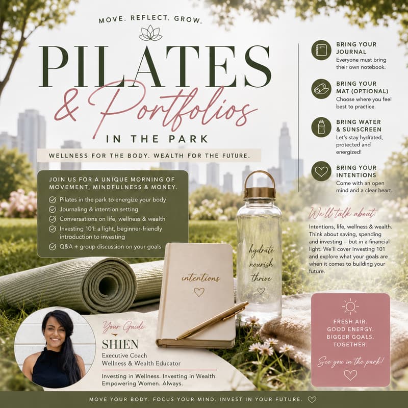 Cover Image for Pilates & Portfolios In The Park
