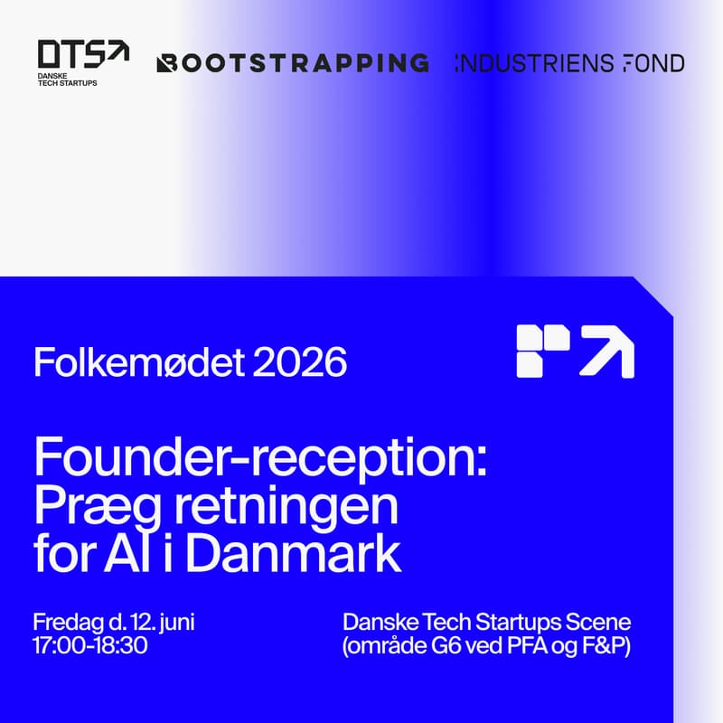 Cover Image for Founder-reception: Præg retningen for AI i Danmark