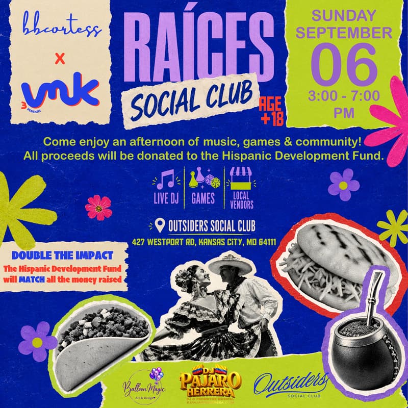 Cover Image for RAÍCES SOCIAL CLUB 🌺 Hispanic Heritage Month Kickoff! by Brenda x 3Venekas