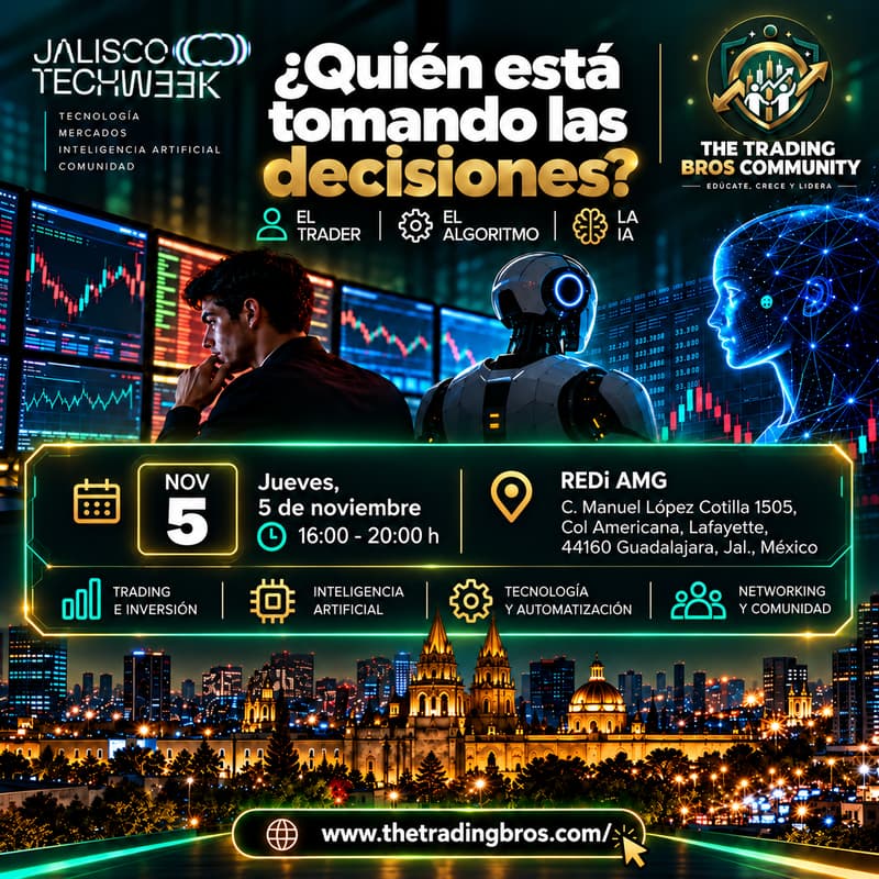 Cover Image for ¿Quién está tomando las decisiones: el trader, el algoritmo o la IA?