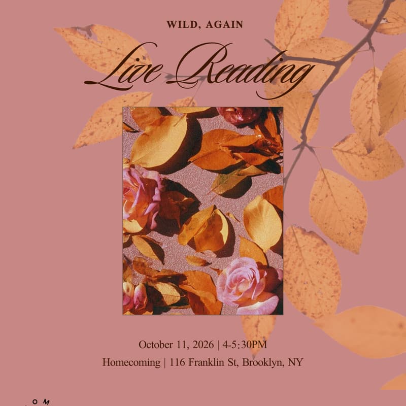 Cover Image for Wild, Again Live Reading
