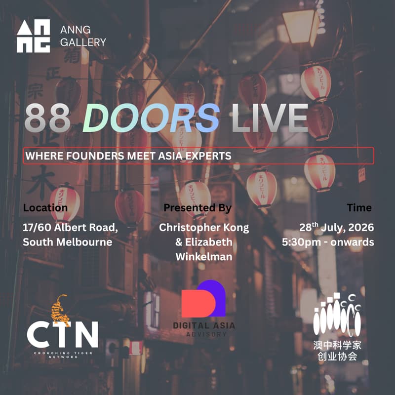 Cover Image for 88 Doors Live: Australia, Asia & the AI Opportunity