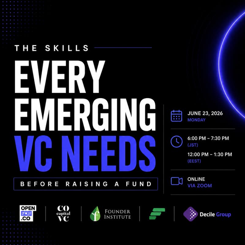 Cover Image for The Skills Every Emerging VC Needs Before Raising a Fund — Featuring Myrto Lalacos
