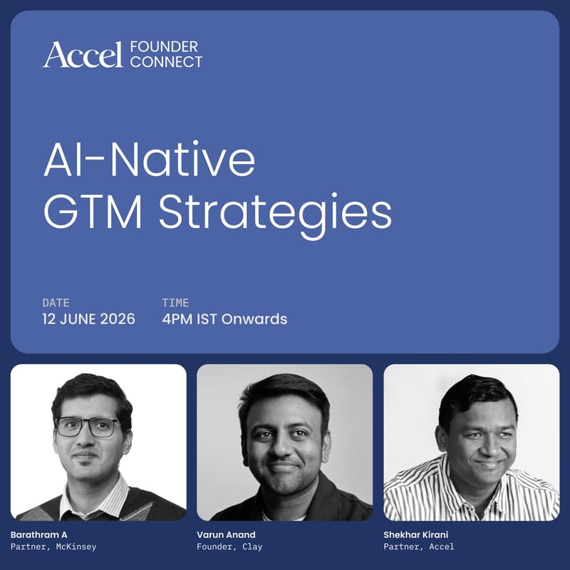 Cover Image for [Live Stream] Accel Founder Connect: AI-Native GTM Strategies