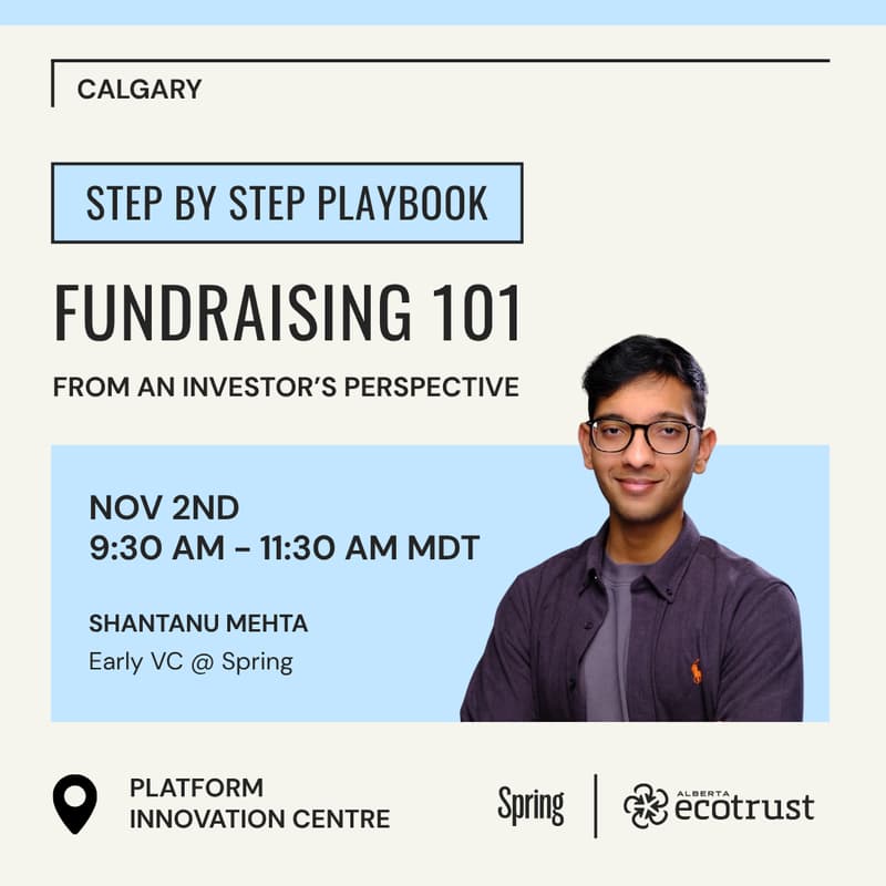 Cover Image for Step-by-Step Playbook: Fundraising 101 | Calgary Innovation Week