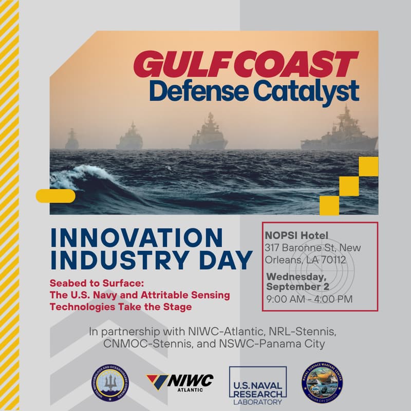 Cover Image for Gulf Coast Defense Catalyst Innovation Industry Day