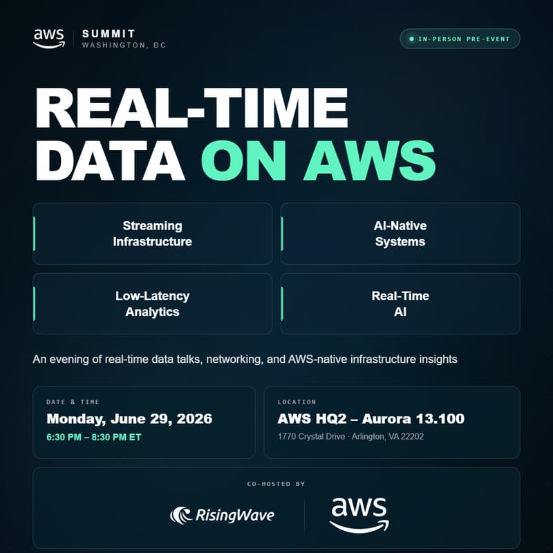 Cover Image for Real-Time Data on AWS