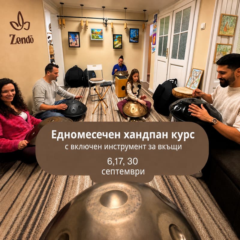 Cover Image for Handpan intensive - едномесечен хандпан курс
