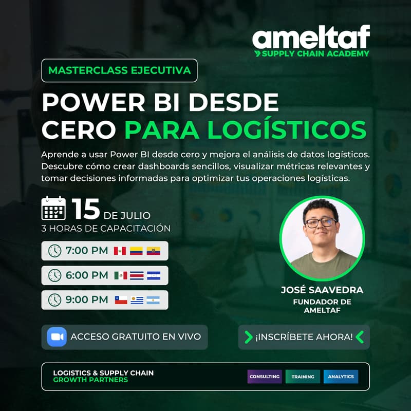 Cover Image for Power BI desde Cero para Logísticos