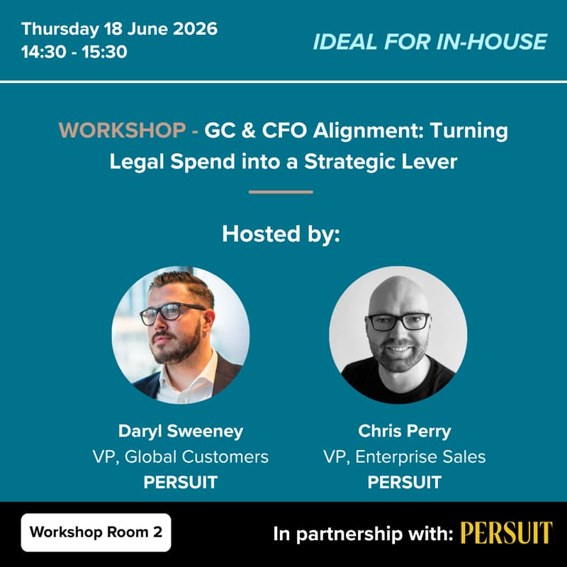 Cover Image for GC & CFO Alignment: Turning Legal Spend into a Strategic Lever