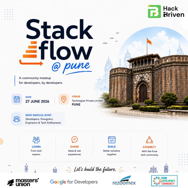Cover Image for Stack Flow @Pune : AI Agents & Emerging AI Trends