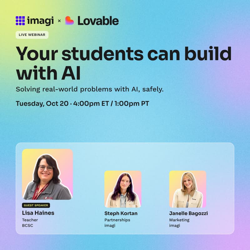Cover Image for Your students can build with AI