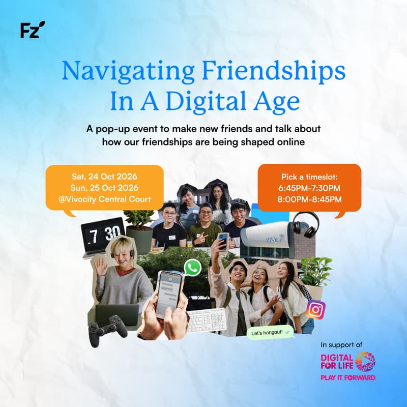 Cover Image for Navigating Friendships in A Digital Age (25 Oct)
