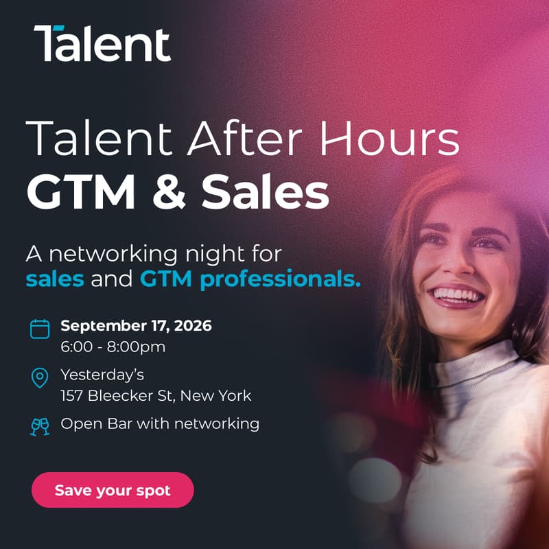 Cover Image for Talent After Hours - GTM & Sales