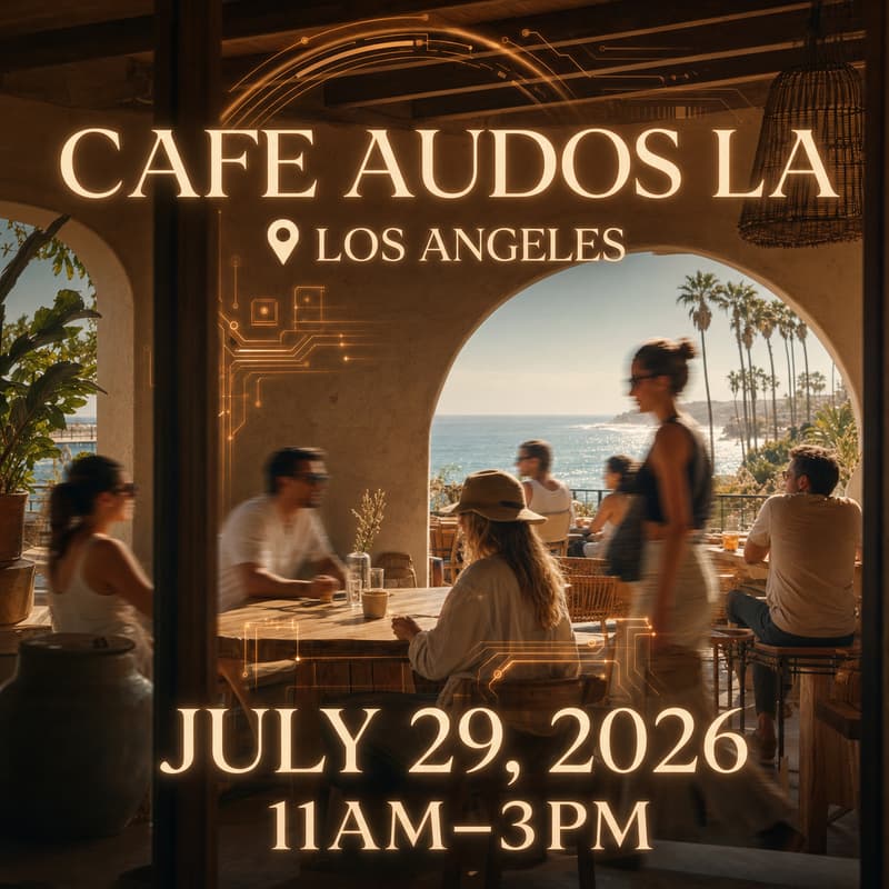Cover Image for Cafe Audos Los Angeles - go from an idea to business with unlimited building credits in <1hr