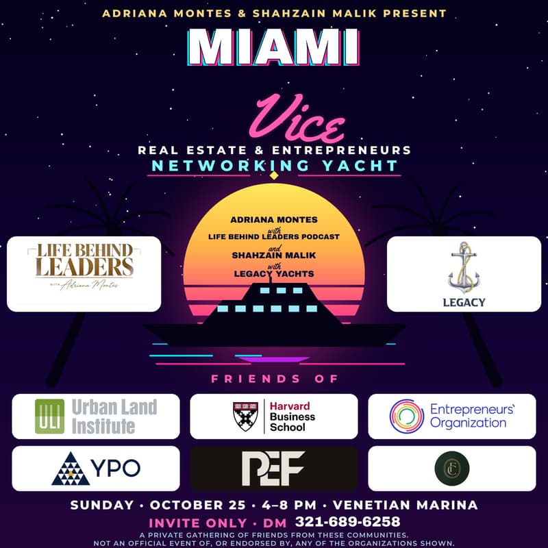 Cover Image for Adri & Sha Networking Yacht 🛥️ Real Estate, AI 🤖 & Entrepreneurship 🚀