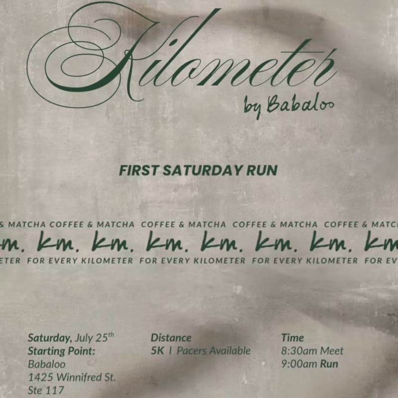 Cover Image for KILOMETER RUN CLUB | CarolinaRun x Babaloo Coffee & Matcha