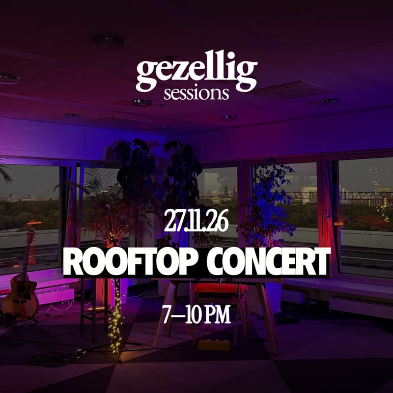 Cover Image for «27.11» live music concert [rooftop space + free drinks]