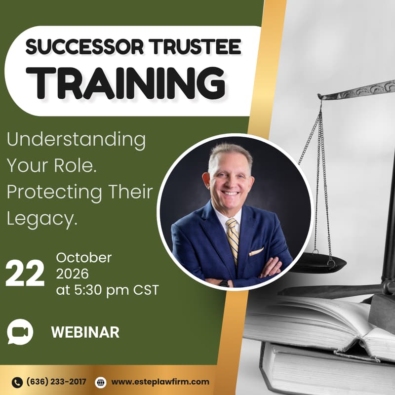 Cover Image for Successor Trustee Training