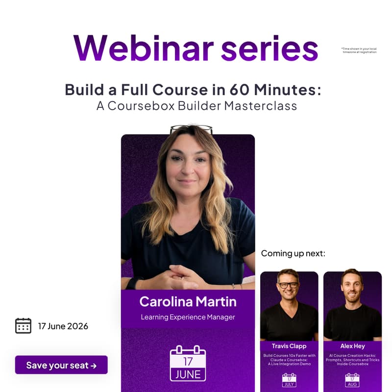 Cover Image for Build a Full Course in 60 Minutes: A Coursebox Builder Masterclass