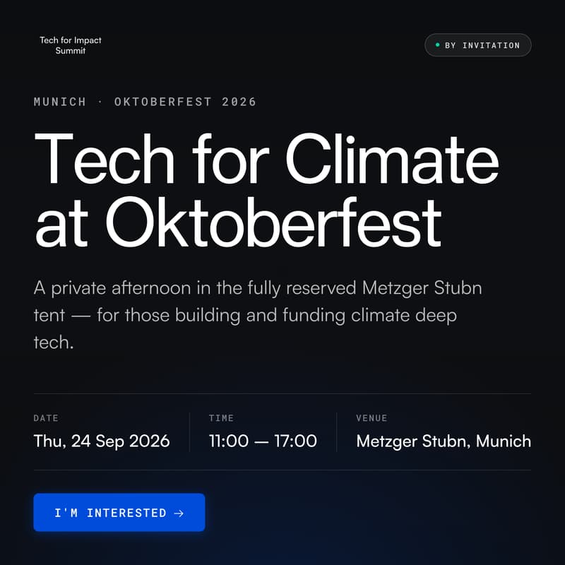 Cover Image for Tech for Climate at Oktoberfest