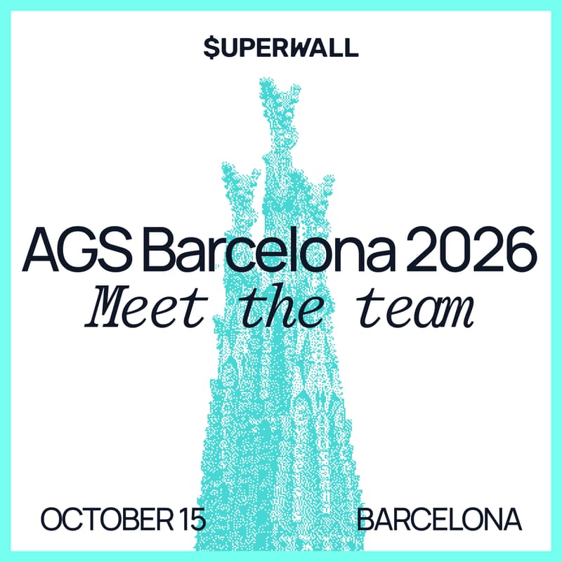 Cover Image for Meet the Superwall team · AGS Barcelona 2026